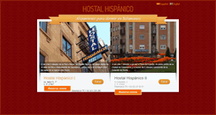 Desktop Screenshot of hostalhispanico.com